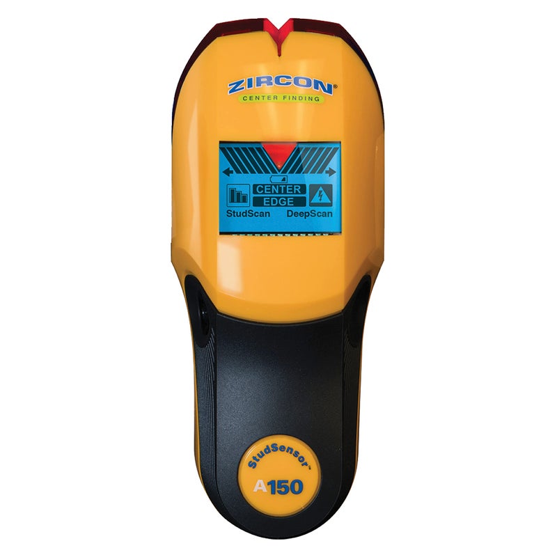 Zircon StudSensor A150 Wall Scanner and CenterEdge Locating Stud Finder with WireWarning Detection and Signal Strength Indicator Center Finding - Image 1