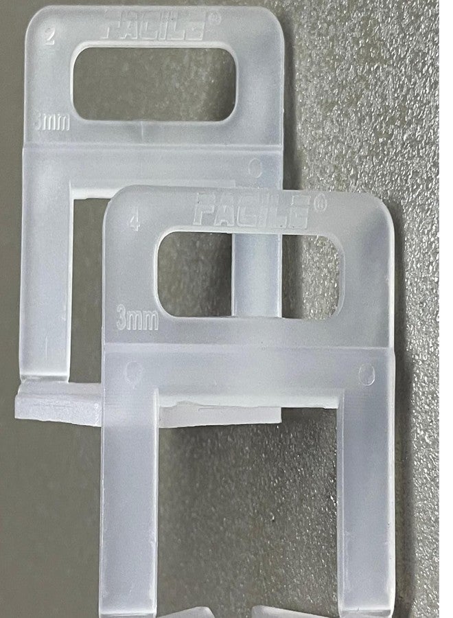 FACILE Premium Leveling System 3MM - Professional Leveler Clips with 3MM Spacer for Floor & Wall Installation | Anti-Lippage Alignment Tool for Perfect Leveling - Image 3