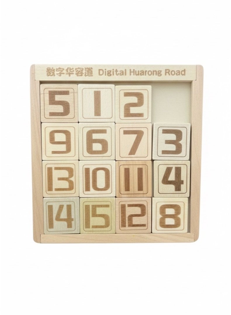 A wooden number puzzle that helps kids improve thinking and problem-solving skills in a fun way.