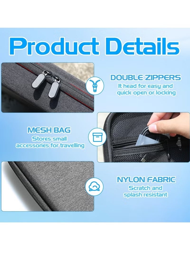 O Ozone Carry Case for Insta360 X5/X4  Action Camera, Large Capacity Portable Hard Shell Travel Storage Bag, Anti-Shock Compact Nylon Hard Case Camera Accessories Kit - Image 5