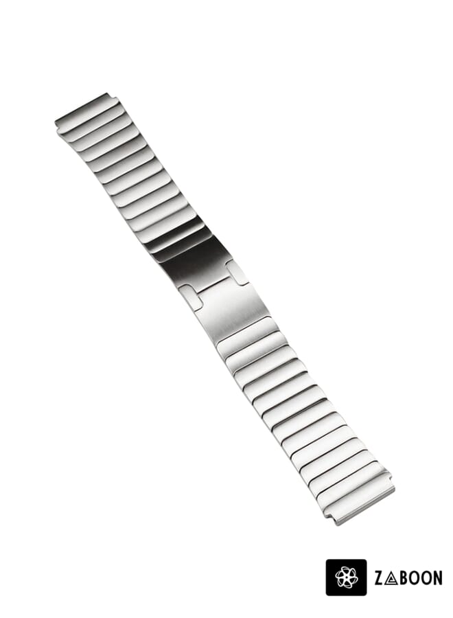 Zaboon حزام ساعة فولاذي بسير قفل أصلي 22 مم - Image 2