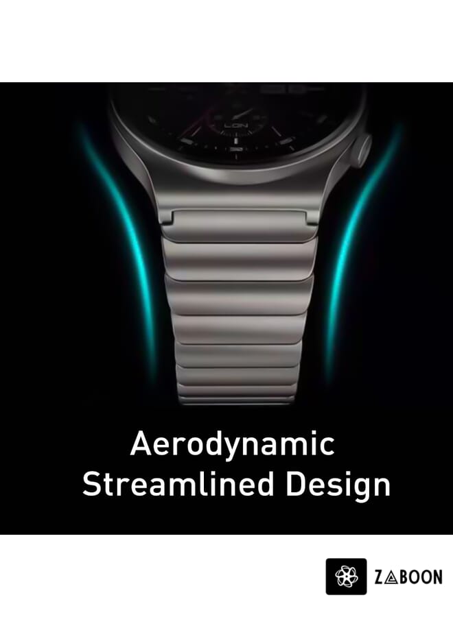 Zaboon حزام ساعة فولاذي بسير قفل أصلي 22 مم - Image 4