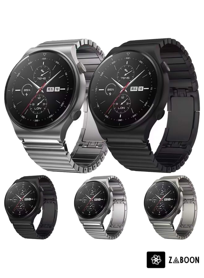 Zaboon حزام ساعة فولاذي بسير قفل أصلي 22 مم - Image 3