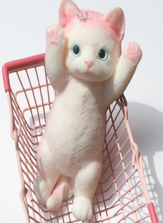 YJPPDD Extra Large Taba Squishy Cat - Hand Painted Cat Squishy - Soft Kitty Squeeze Fidget Toys for Stress Relief, Kawaii Fidget Sensory Ball for Kids & Adults Gift for Relaxation and Fun - Image 1