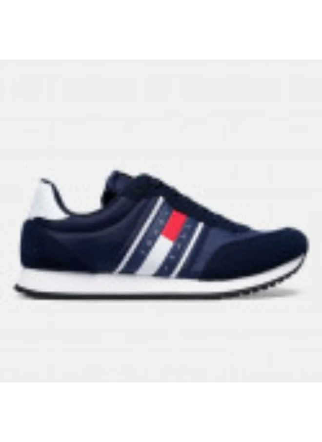 تومي جينز Lace Up Low Top Runner Sneakers