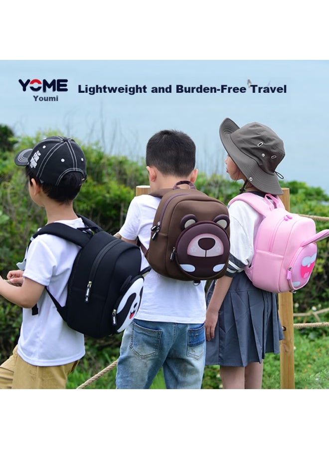 Yome Kindergarten Kids Backpack 2-5 Years Old Travel Bag Brown 8l 2-5 Years - Image 4