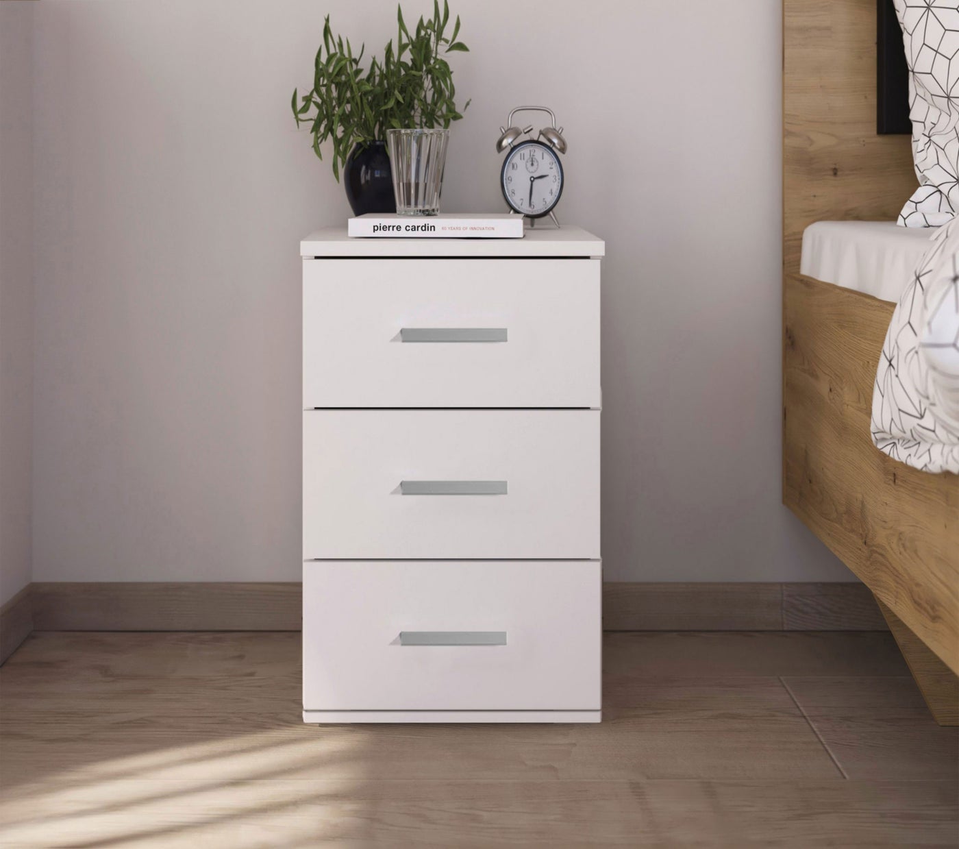 Modern MDF nightstand - Height 65 cm - Width 36 cm - Depth 36 cm, from Furniture Store.