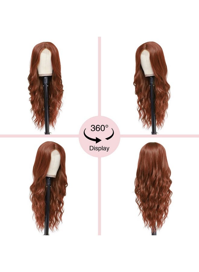 Auburn Wig For Women 26 Inch Long Auburn Wavy Wigs For Women Natural Looking Cooper Red Wig Heat Resistant Synthetic Hair Wig Middle Part Cooper Red Curly Wig For Daily Party Use - pzsku/Z44EFCFBB440B6A3AD206Z/45/_/1721025163/c5fc46ae-bc88-4187-a19f-1a61e2adc694