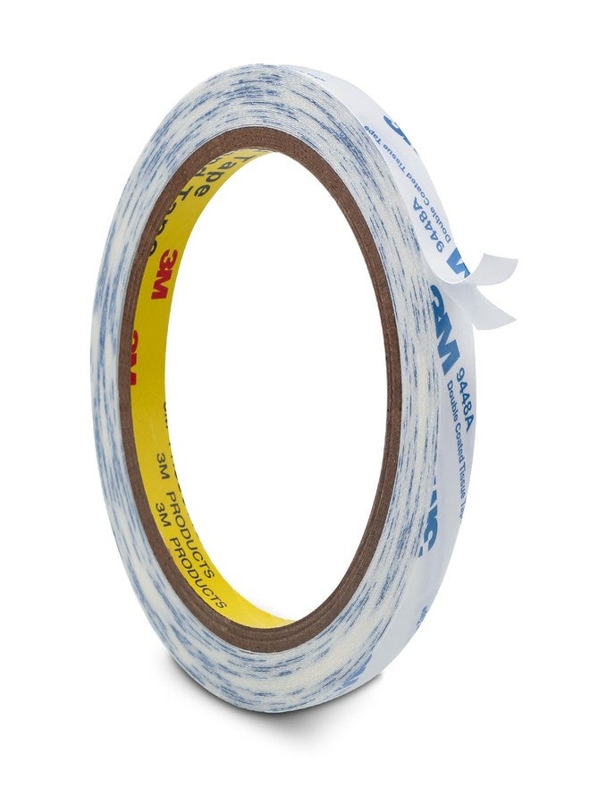 3M Double Sided Tape 0 5 X 32 8 Ft 1 Pack 9448A Double Coated Tissue Tape Adhesive Sticky Tape Translucent Removable For Foam Art Craft Nameplate Adhesion