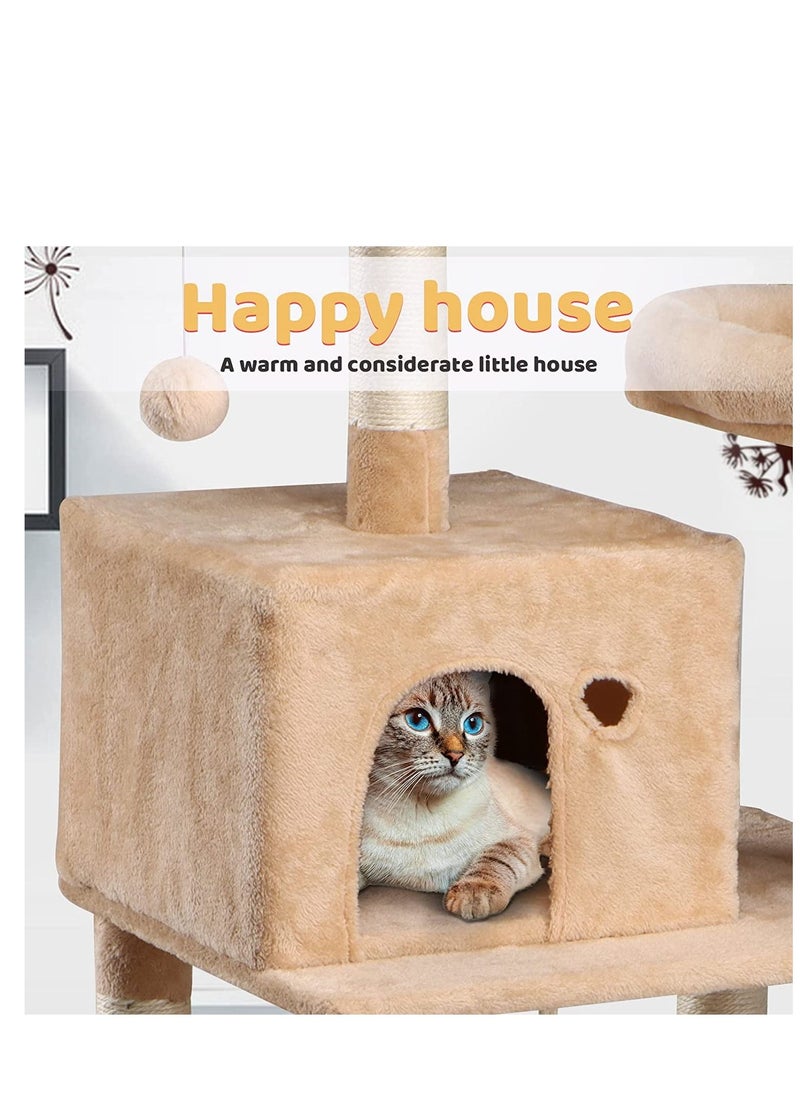 Neostyle Neostyle Large Multi Level Tree for Indoor Cats 4 Layer Beige  - Image 5