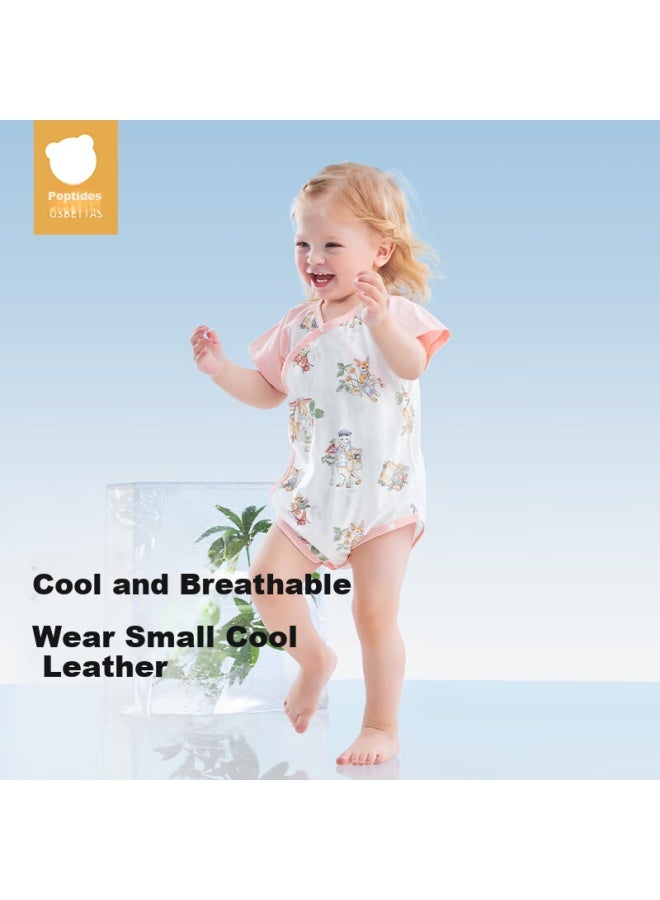 Beptides Beipesi Baby Clothes, Summer Thin Style, Newborn Onesie, Mesh Breathable, Pure Cotton, For Baby Boys And Girls - Image 3