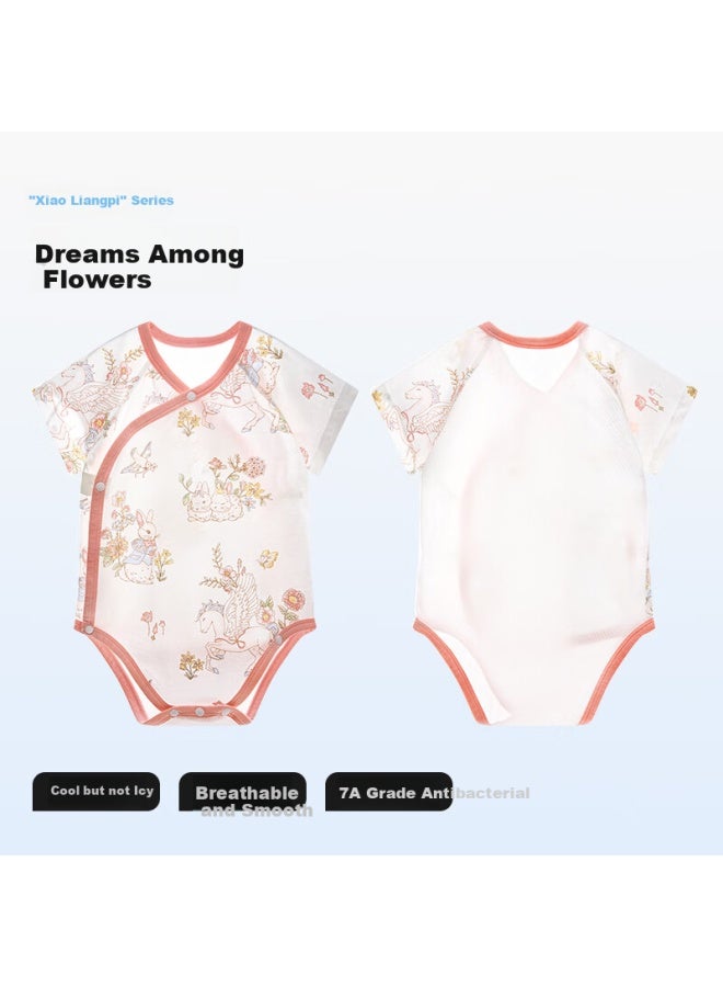 Beptides Beipesi Baby Clothes, Summer Thin Style, Newborn Onesie, Mesh Breathable, Pure Cotton, For Baby Boys And Girls - Image 1