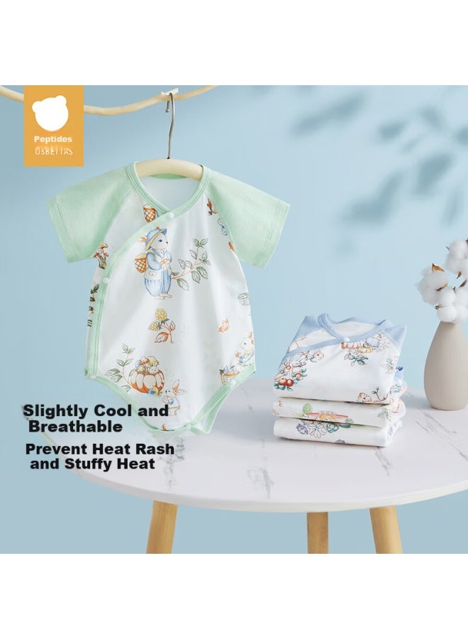 Beptides Beipesi Baby Clothes, Summer Thin Style, Newborn Onesie, Mesh Breathable, Pure Cotton, For Baby Boys And Girls - Image 5