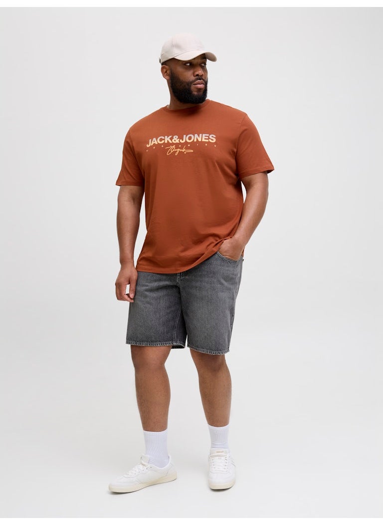 JACK & JONES Plus Size Crew Neck T-Shirt  - Image 4