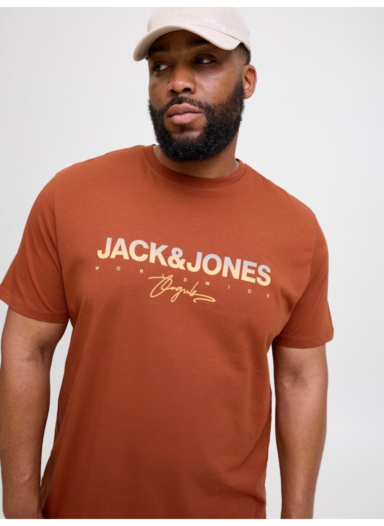 JACK & JONES Plus Size Crew Neck T-Shirt  - Image 3