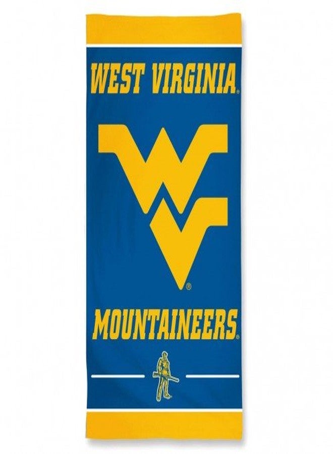 NCAA West Virginia Mountaineers 30" x 60"Beach Towel - Image 1