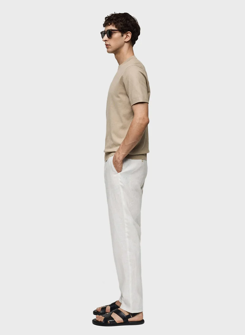 Mango Man Essential Crew Neck T-Shirt