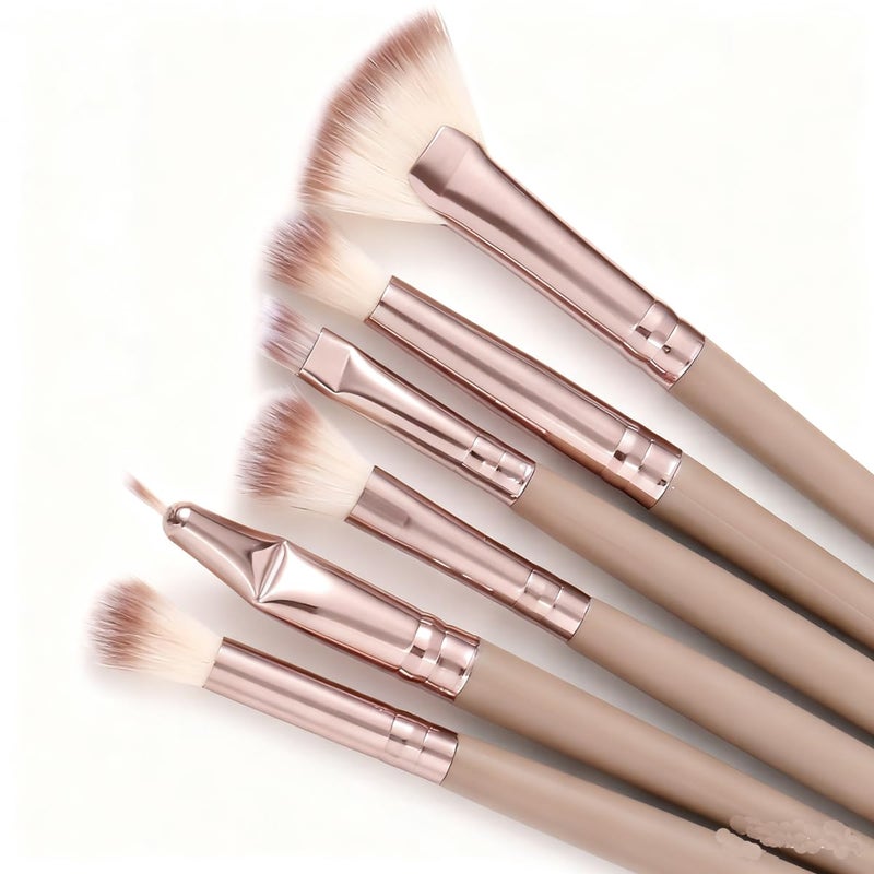 KOLIGHT ® Pack of 20pcs Cosmetic Eye Shadow Sponge Eyeliner Eyebrow Lip Nose Foundation Powder Makeup Brushes Sets (champagne gold) - Image 2
