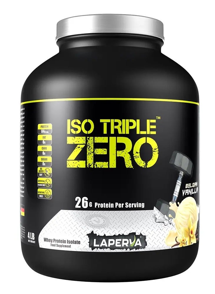 Laperva Iso Triple Zero Next Generation, Belgian Vanilla, 4 LB - Image 1
