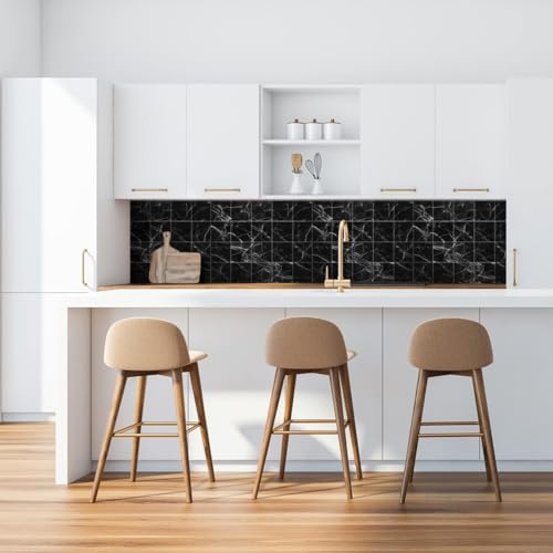 Ad Fresh A.D FRESH 12" x 12" Chex Foam Tiles Peel and Stick Self-Adhesive Waterproof PE Foam Tile| Stickers Panels Designed Wall Panel 3D Check Pattern Durable and Stylish Marble Floor Tiles_2 PCS - Image 3