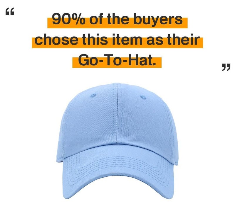 KBETHOS KB-LOW SKY Classic Cotton Dad Hat Adjustable Plain Cap. Polo Style Low Profile (Unstructured) (Classic) Sky Adjustable - Image 5