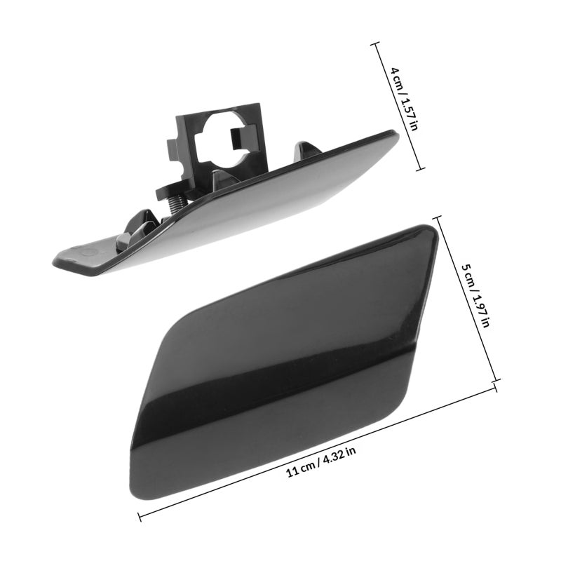 Automotive Headlight Washer Cover, Easy Installation, Compatible with Various Models - Image 2