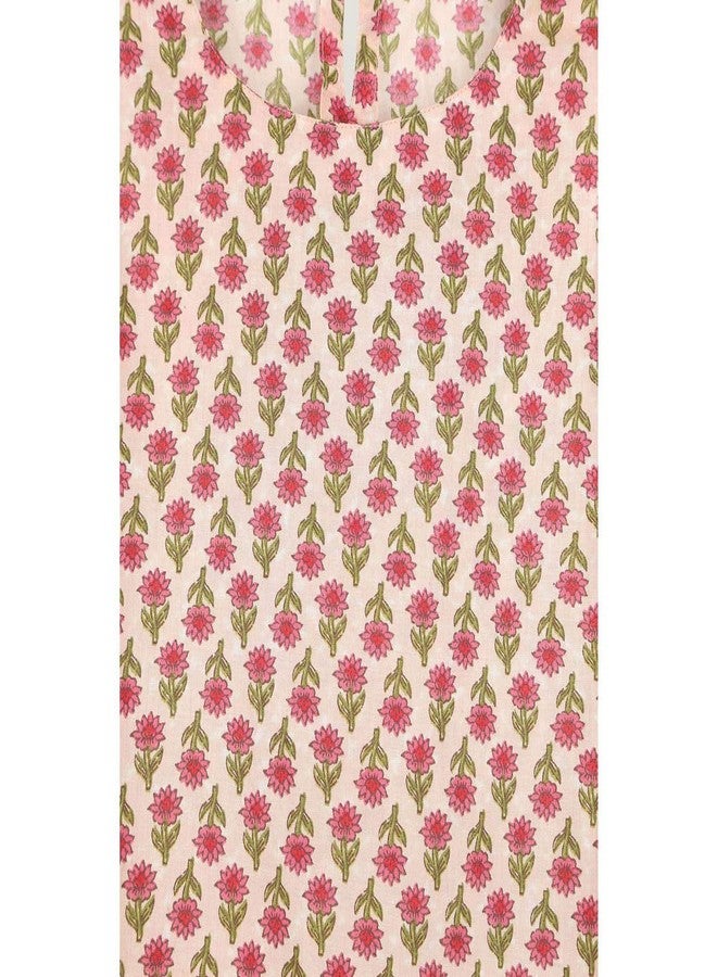 BIBA GIRL PRINTED STRAIGHT KID(KW3574_PEACH_5) - Image 3
