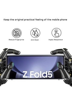 Excefore Anti-peeping Tempered Glass for Samsung Galaxy Z Fold 5 Screen Protector Camera Lens Protector and Anti-peeping Screen Protector (2+2 Pack)  - Image 4