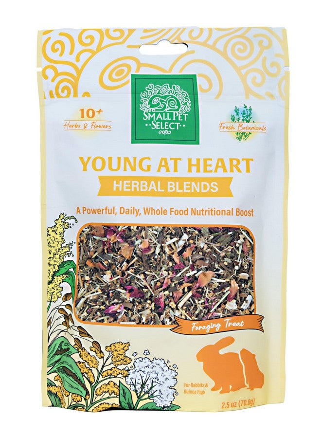 Small Pet Select - Young at Heart Herbal Blend, a Natural Herbal Treat for Rabbits and Guinea Pigs, 2.5oz - Image 3