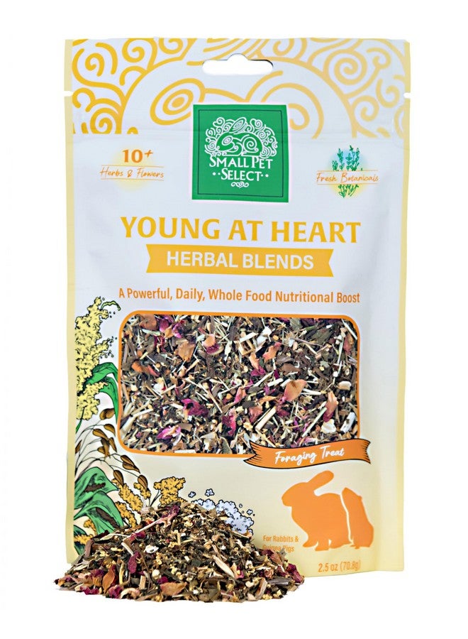 Small Pet Select - Young at Heart Herbal Blend, a Natural Herbal Treat for Rabbits and Guinea Pigs, 2.5oz - Image 1
