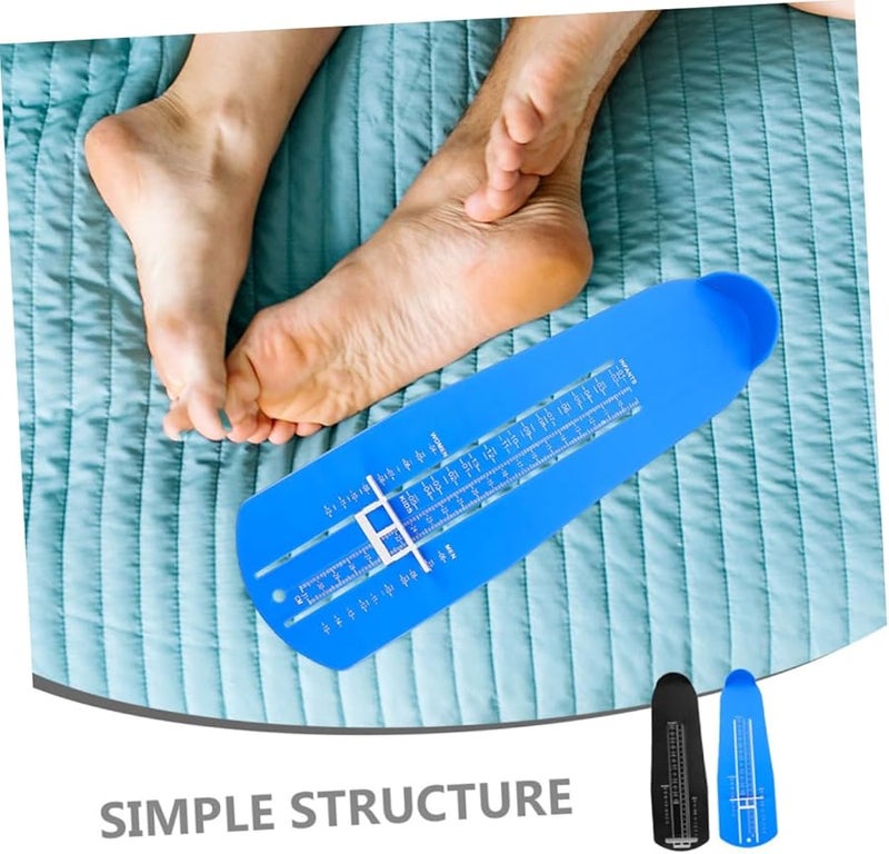 2Pcs Plastic Foot Gauge with Accurate Scale US Shoe Size Measuring Tool for Adults - Image 4