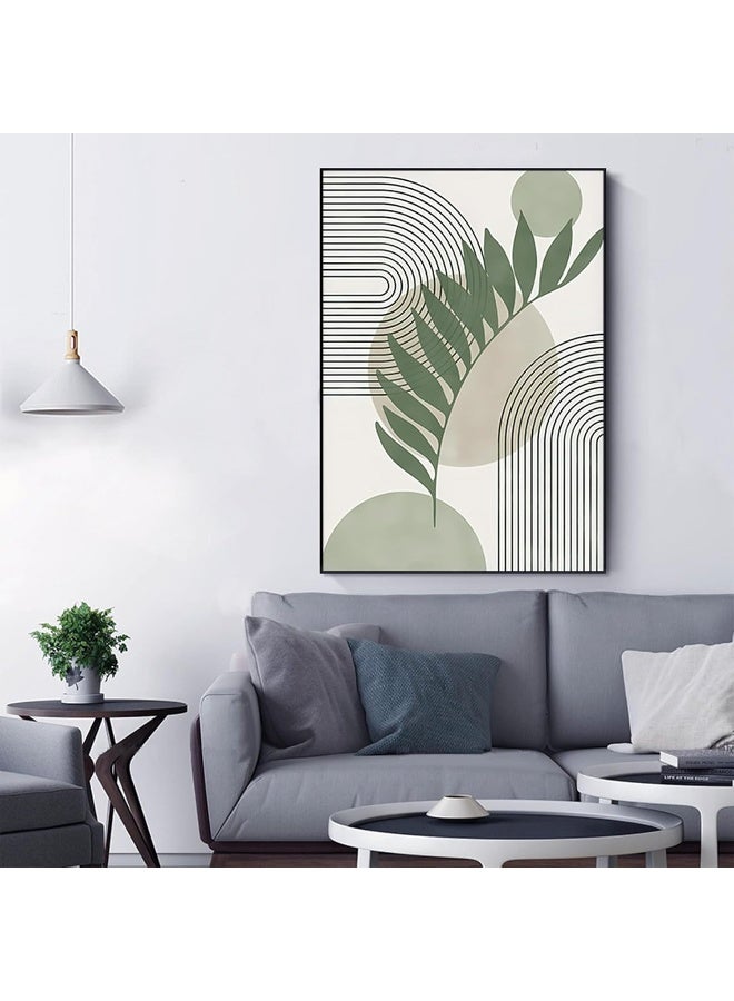 Home Trove Hmdkhi Modern Geometric Line Picture, Abstract Picture Set, Living Room, Bedroom, Poster Wallpaper Art Decoration, Frameless (Wall Picture-14.20 X 30 Cm X 3)  - Image 4