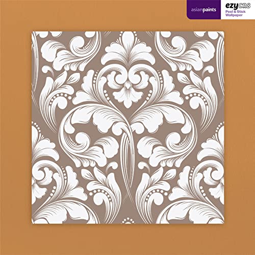 Asian Paints EzyCR8 Ornate Victorian Motifs| Self Adhesive Wallpaper (45x300cm)| DIY Wall Decor|Water-Resistant| Living Room|Puja Room| Multi Surface Application, Kids Room, Play Room - Image 4