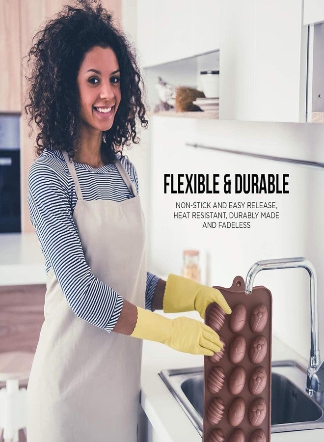 MoldBerry Easter Silicone Chocolate Mould | 15 Cavity Egg, Bunny, Rabbit Head & Basket Shape Mold for DIY Chocolate, Candy, Jelly & Baking | Non-Stick, Flexible & Food-Grade Silicone - Image 4