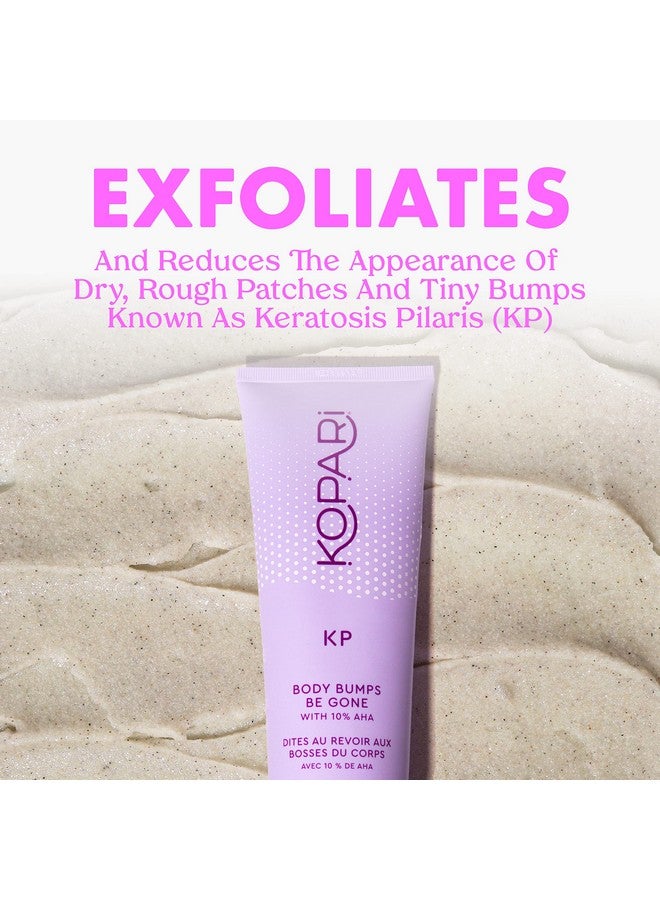 كوپاري مقشر الجسم Kopari KP Body Bumps Be Gone Exfoliating Body Scrub مع 10% من حمض ألفا هيدروكسي (AHA)، لتنعيم البشرة وتقليل البثور وتضييق المسام وتنقية البشرة وتقشيرها بلطف وغسلها | 2 أونصة - Image 2