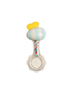 turtees Baby Rattles Toys Set For Babies Non Toxic Rattle Teether Set With Smooth Edges ; Newborn Baby Gift Products ; Baby Rattles Set For Newborn Infant Babies 