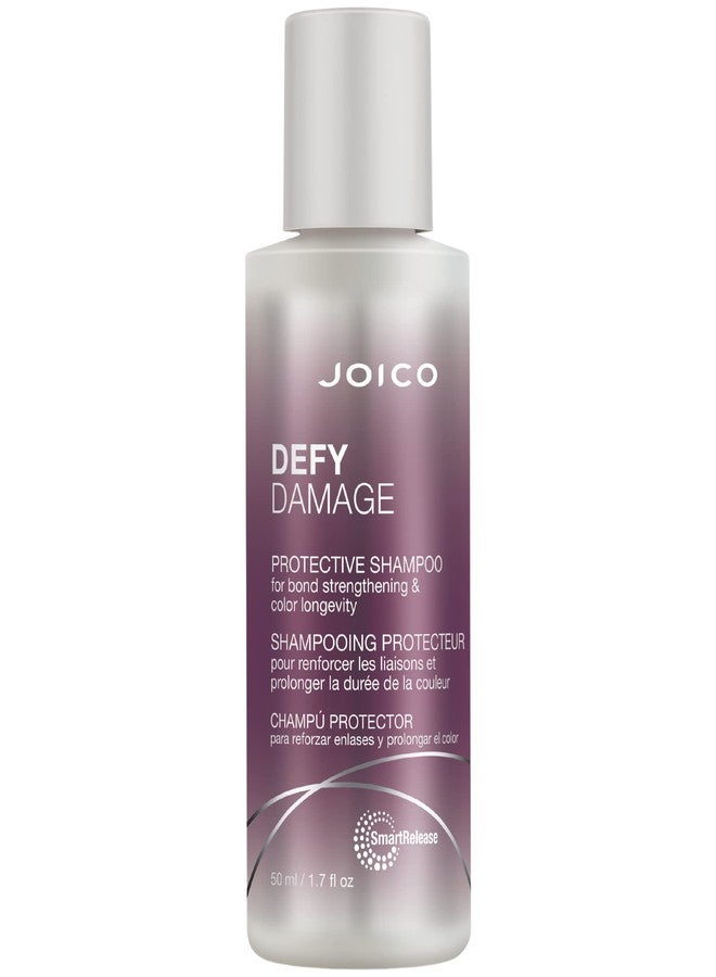Joico Defy Damage Protective Shampoo | For Color-Treated Hair | Strengthen Bonds & Preserve Hair Color | With Moringa Seed Oil & Arginine | 1.7 Fl Oz - Image 1