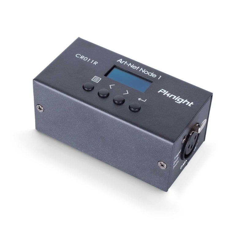 Pknight ArtNet DMX Ethernet Lighting Controller Interface, 3-Pin XLR, 1-Universe Bi-directional Art-Net to DMX512 Node (No RDM) - Image 1
