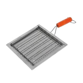 SHREESAMP BBQ Toaster White Kitchen Cooking Tools for Papad Rotis and Parathas Grill with Wooden Handle Chapati Toast Baigan Bharta Safe Portable Outdoor [34x21x2CM] - pzsku/Z44F0F576A29D9375A038Z/45/1752320289/c9c97fff-b841-4fda-90c5-5d9d97901a86