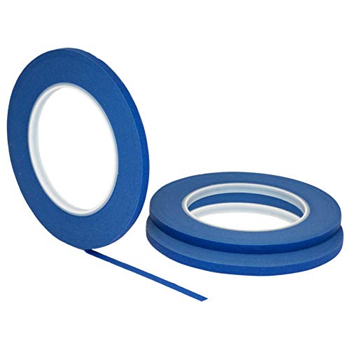 STIKK Painters Tape - 3pk Blue Painter Tape - 1/4 inch x 60 Yards - Paint Tape for Painting, Edges, Trim, Ceilings - Masking Tape for DIY Paint Projects - Residue-Free Painting Tape - Image 1