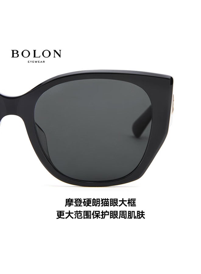 بولون Bolon نظارات شمسية Yang Zi نفس النميل عين القط إطار كبير الحجم واقي من الشمس قيادة نظارات شمسية رجال ونساء موضة Bl3189c91 - Image 1