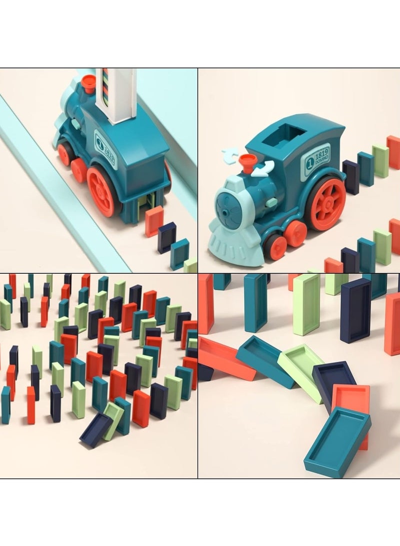 LIMOS Kid's Domino Train Blocks Set- 60 Pieces, 3-8 Year Old - Image 3