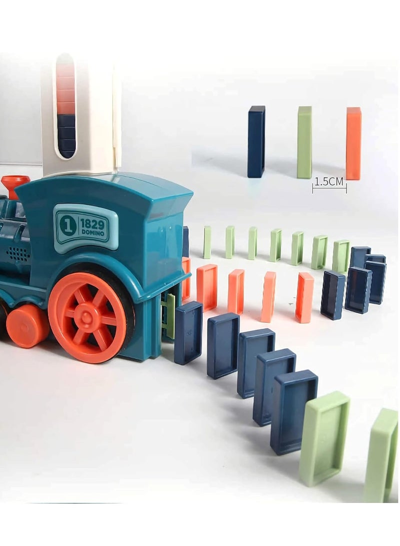 LIMOS Kid's Domino Train Blocks Set- 60 Pieces, 3-8 Year Old - Image 4