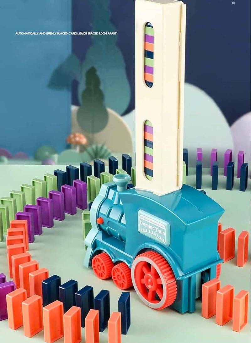LIMOS Kid's Domino Train Blocks Set- 60 Pieces, 3-8 Year Old - Image 2
