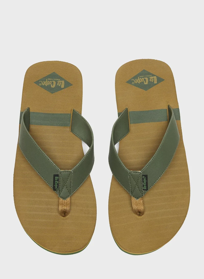 Lee Cooper Logo Flip Flops