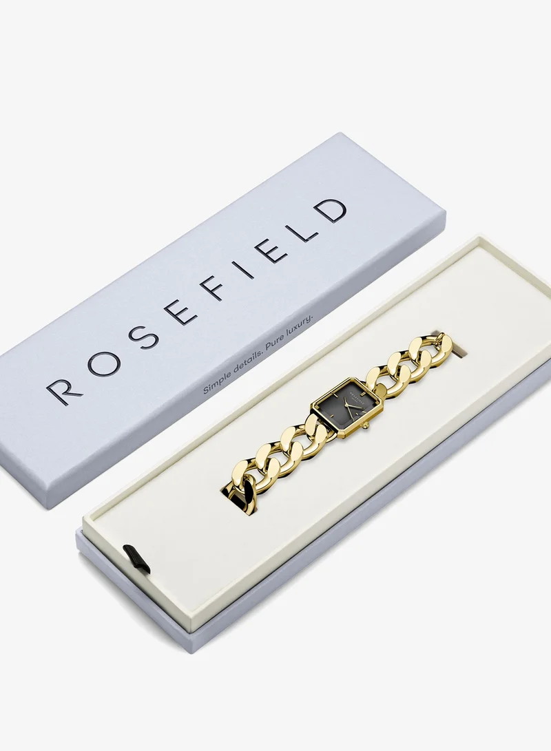 Rosefield  Rosefield Octagon XS Chain Women Watch Studio Edition Black Gold - SBGSG-O57 for Women | Best Price UAE