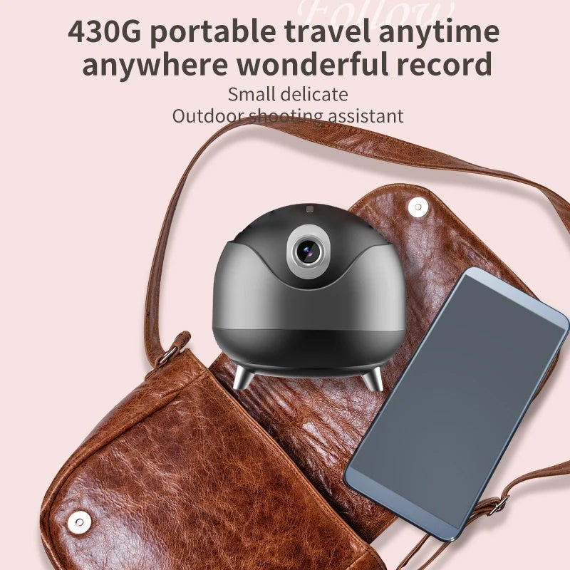 حامل ثلاثي القوائم مع تتبع الوجه الآلي ودوران 360 درجة وحامل هاتف ذكي للتصوير مع تحكم عن بعد وتحكم بالإيماءات للبث المباشر على تيك توك والفيديو - Image 3