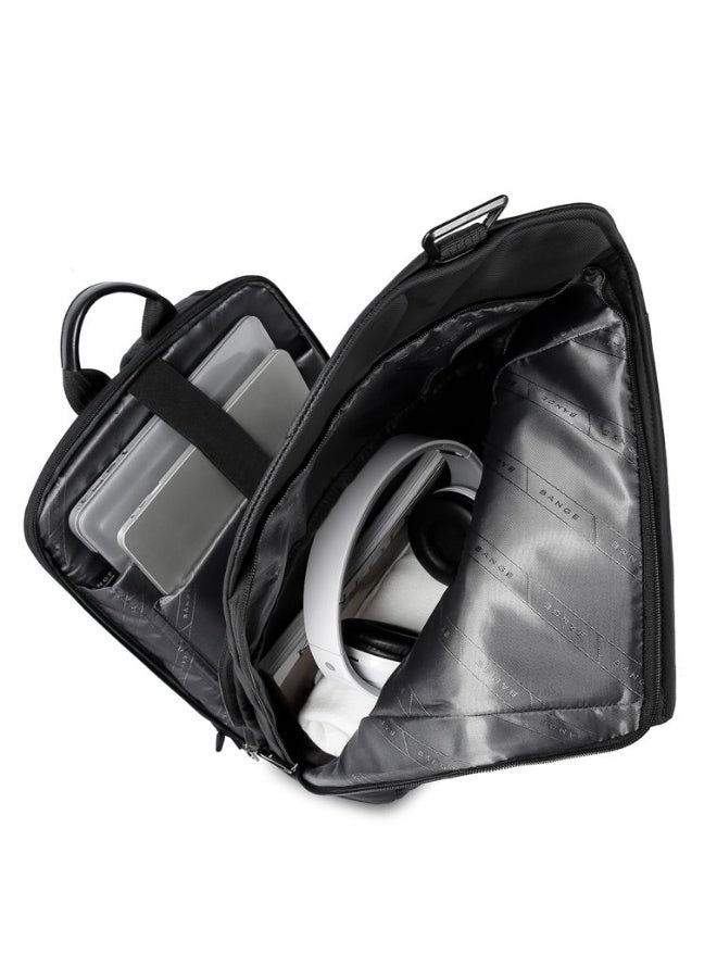 BANGE Waterproof Travel Men Bag Casual Sports Laptop Backpack Model 2575 Grey - Image 2