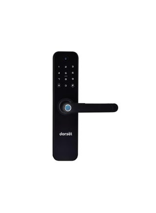 Dorset DG 204 Smart Door Lock with WiFi in Built and Integrated Camera Digital Lock with Fingerprint Pin RFID Mobile App Key Access 2 Years Warranty Door Thickness 3590 mm Black - pzsku/Z44F16B2A02727F6D520AZ/45/1748265556/2d56b9b5-b139-4b34-b796-975c689ba3a2