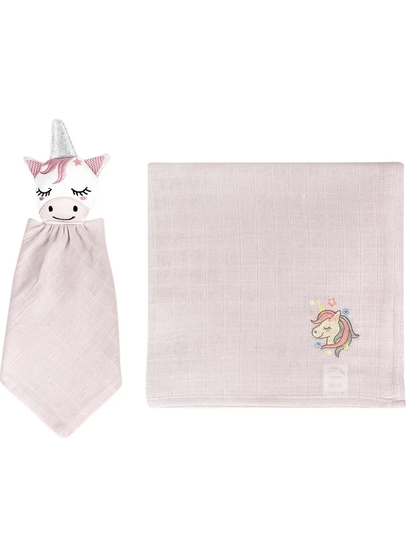 Miespiga Unicorn Sleeping Companion + Muslin Set